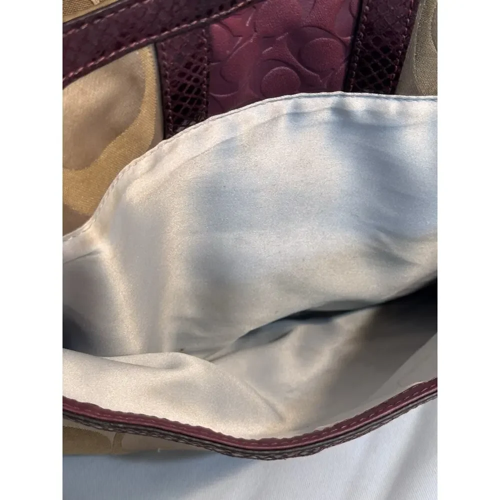 Coach Park Signature Carry All F20353 (2012) Rare Restored And Ready For Fall